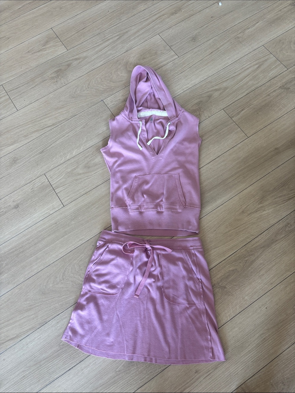Alpine Design Lilac Hooded Tank and Skirt Set